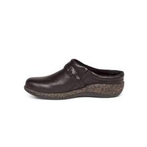 NEW AETREX women's libby braided clog in black